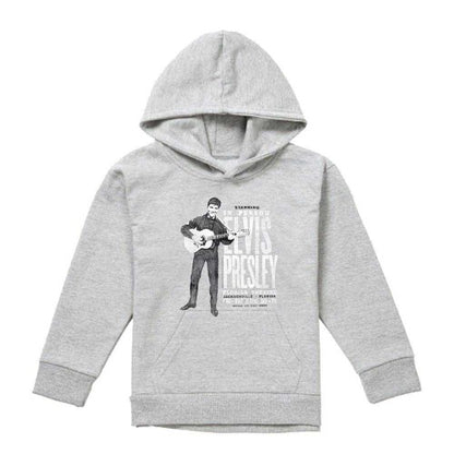 Front - Elvis Presley Childrens/Kids In Person Hoodie