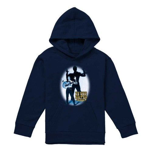 Front - Elvis Presley Childrens/Kids Hands Up Hoodie