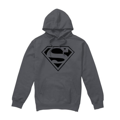 Front - Superman Mens Monochrome Hoodie