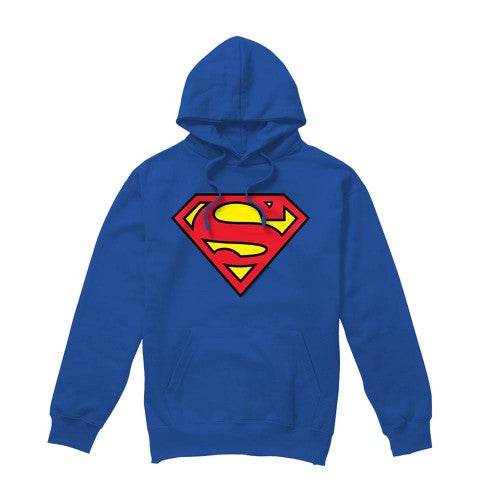 Front - Superman Mens Logo Hoodie