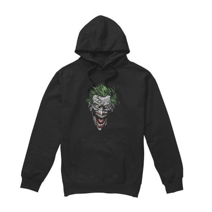 Front - Batman Unisex Adult Joker Hoodie