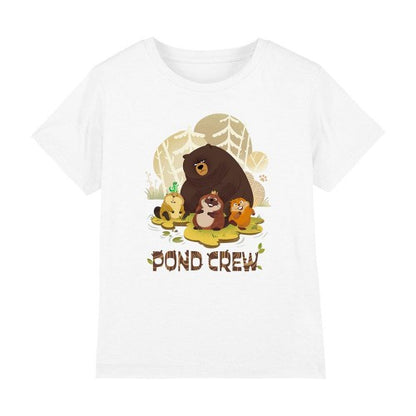 Front - Hoppers Childrens/Kids Pond Crew T-Shirt