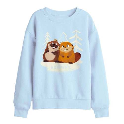 Front - Hoppers Childrens/Kids Mabel & King George Sweatshirt