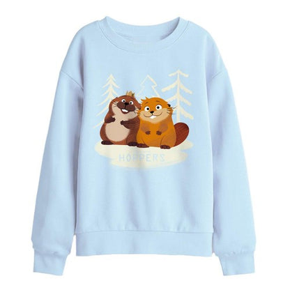 Front - Hoppers Childrens/Kids Mabel & King George Sweatshirt