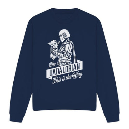 Front - Star Wars Unisex Adult Dadalorian Star Wars: The Mandalorian Fathers Day Sweatshirt