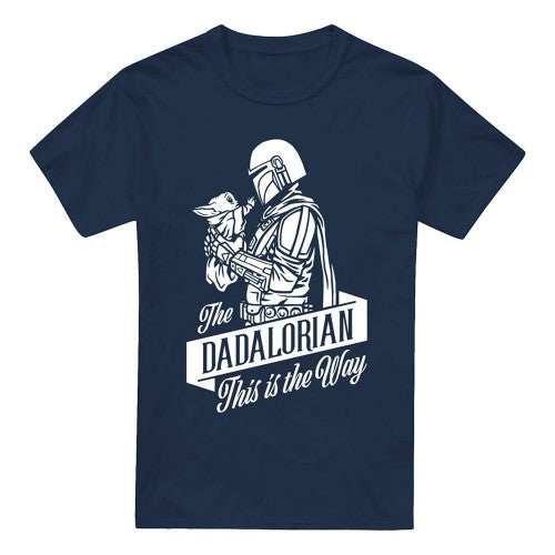 Front - Star Wars Mens Dadalorian Star Wars: The Mandalorian Fathers Day T-Shirt