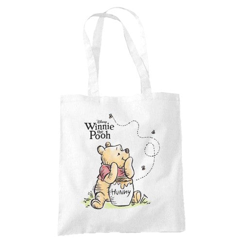 Front - Winnie the Pooh Hunny Poster Tote Bag