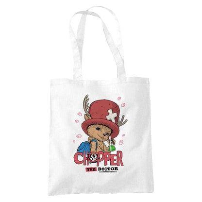 Front - One Piece The Doctor Tony Tony Chopper Tote Bag