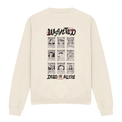 Front - One Piece Unisex Adult Wanted Dead Or Alive Poster Sweatshirt