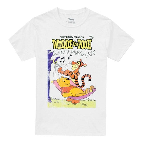 Front - Winnie the Pooh Unisex Adult Tigger Vintage Hammock Poster T-Shirt