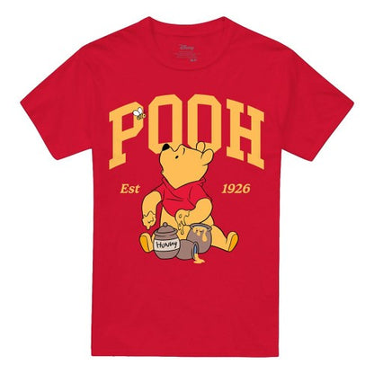 Front - Winnie the Pooh Unisex Adult 1926 Collegic T-Shirt