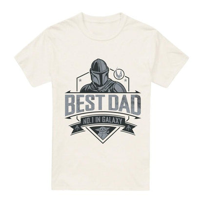 Front - Star Wars The Mandalorian Unisex Adult No.1 In Galaxy T-Shirt