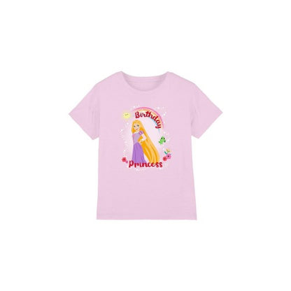 Front - Tangled Childrens/Kids Birthday Princess Rapunzel Pascal T-Shirt