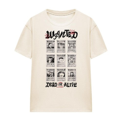 Front - One Piece Womens/Ladies Wanted Dead Or Alive T-Shirt