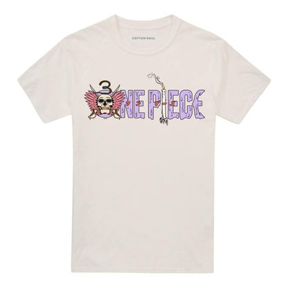 Front - One Piece Unisex Adult Mr. 3 Logo T-Shirt