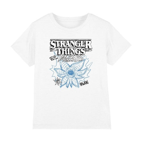 Front - Stranger Things Childrens/Kids Demogorgon Sketch T-Shirt