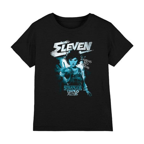 Front - Stranger Things: Tales from ´85 Childrens/Kids Eleven Mono T-Shirt