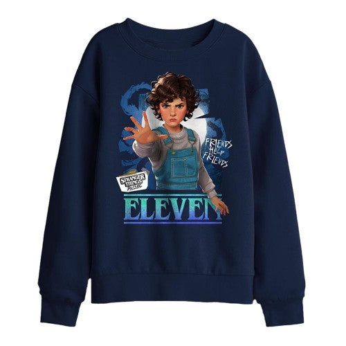 Front - Stranger Things: Tales from ´85 Childrens/Kids Eleven Sweatshirt