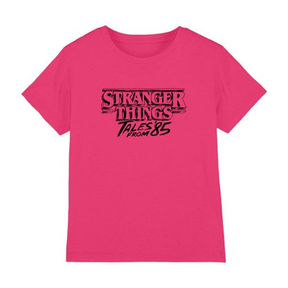 Front - Stranger Things: Tales from ´85 Childrens/Kids Sketch Logo T-Shirt