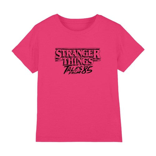 Front - Stranger Things: Tales from ´85 Childrens/Kids Sketch Logo T-Shirt