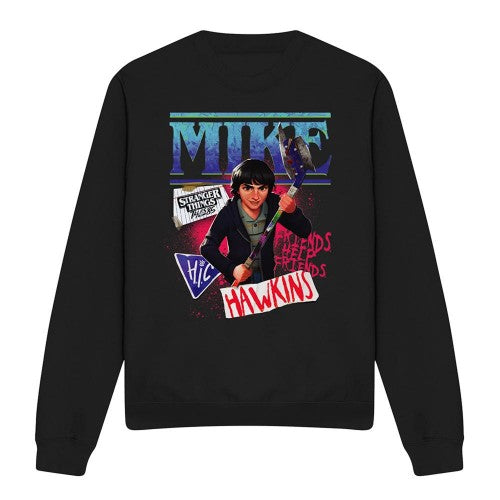 Front - Stranger Things: Tales from ´85 Unisex Adult Mike Sweatshirt