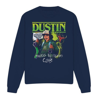 Front - Stranger Things: Tales from ´85 Unisex Adult Dustin Sweatshirt