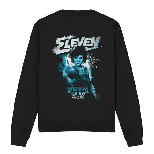 Front - Stranger Things: Tales from ´85 Unisex Adult Eleven Mono Sweatshirt