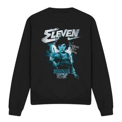 Front - Stranger Things: Tales from ´85 Unisex Adult Eleven Mono Sweatshirt