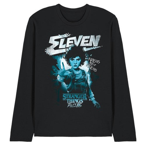 Front - Stranger Things: Tales from ´85 Unisex Adult Eleven Long-Sleeved T-Shirt