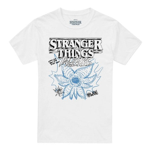 Front - Stranger Things: Tales from ´85 Unisex Adult Demogorgon Sketch T-Shirt