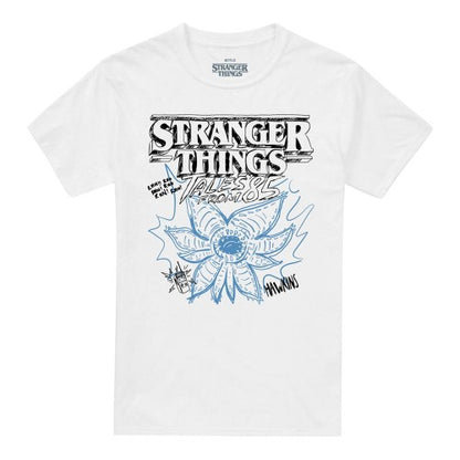 Front - Stranger Things: Tales from ´85 Unisex Adult Demogorgon Sketch T-Shirt