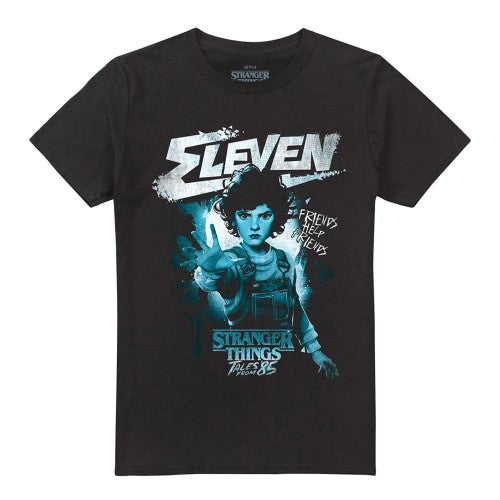 Front - Stranger Things: Tales from ´85 Unisex Adult Eleven Mono T-Shirt