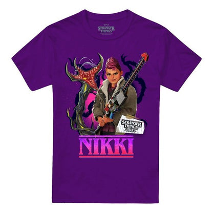Front - Stranger Things: Tales from ´85 Unisex Adult Nikki Baxter T-Shirt