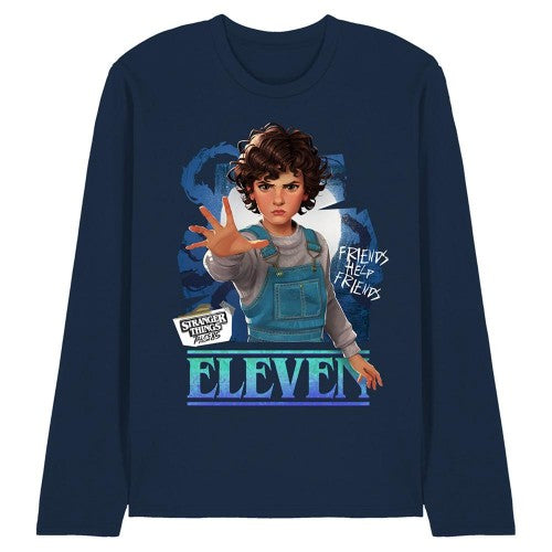 Front - Stranger Things: Tales from ´85 Unisex Adult Eleven Long-Sleeved T-Shirt
