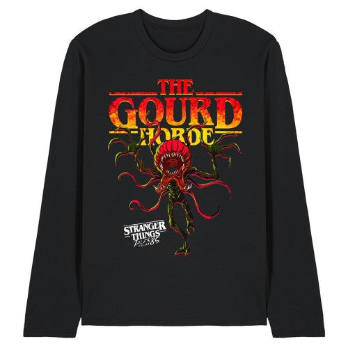 Front - Stranger Things: Tales from ´85 Unisex Adult The Gourd Horde Long-Sleeved T-Shirt