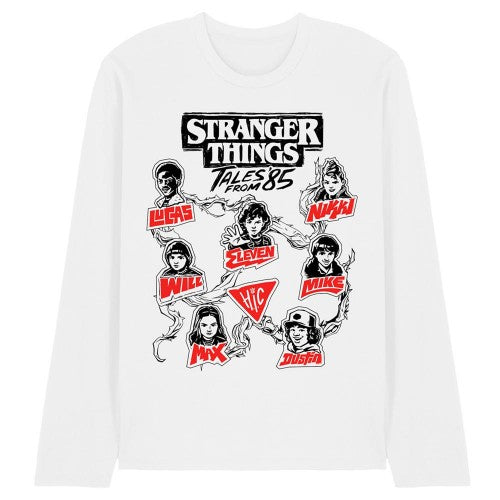 Front - Stranger Things: Tales from ´85 Unisex Adult Character Vines Long-Sleeved T-Shirt