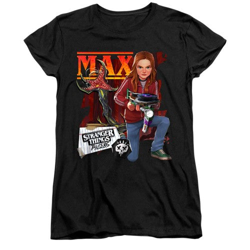 Front - Stranger Things: Tales from ´85 Womens/Ladies Max Capped Sleeved T-Shirt