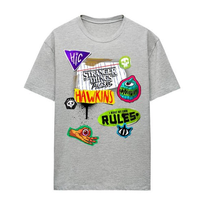 Front - Stranger Things: Tales from ´85 Womens/Ladies Scrapbook Icons T-Shirt