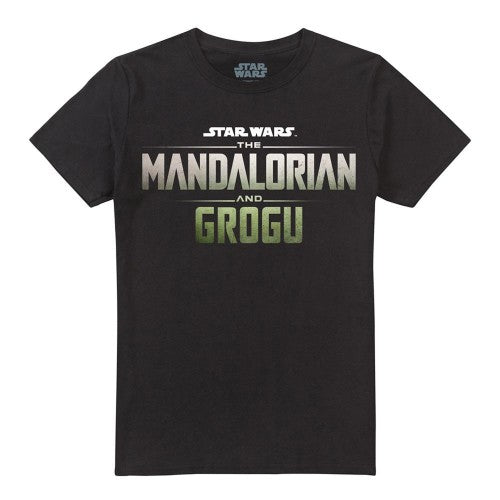 Front - The Mandalorian & Grogu Unisex Adult Movie Logo T-Shirt