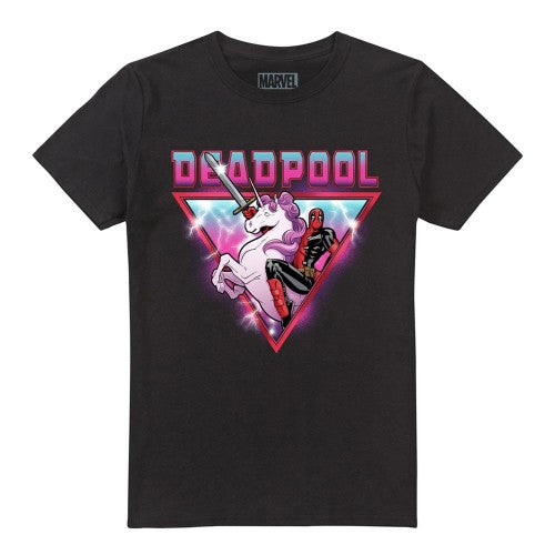 Front - Deadpool Unisex Adult Wade Unicorn T-Shirt