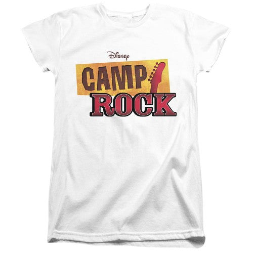 Front - Camp Rock Womens/Ladies Classic Logo T-Shirt