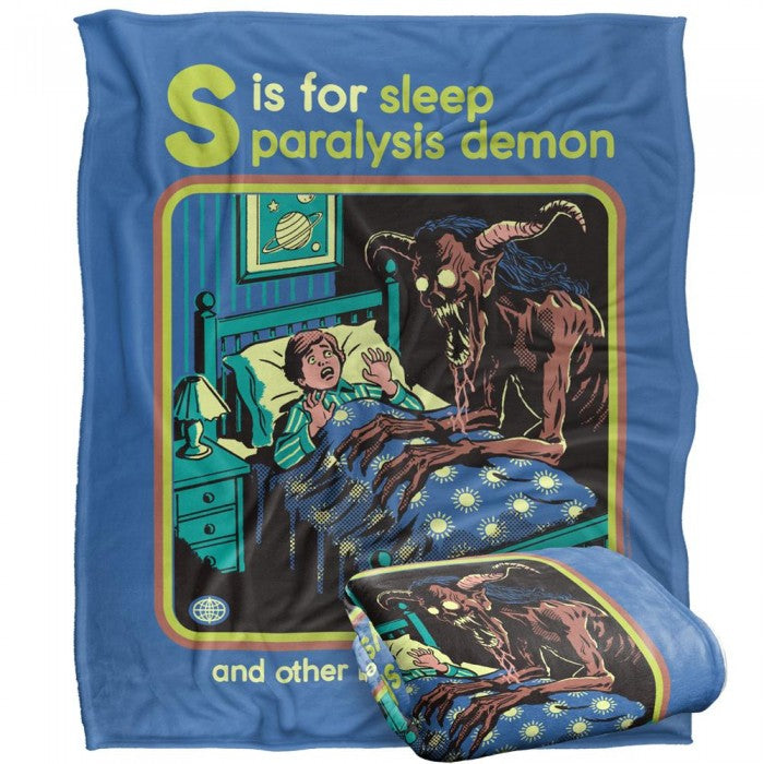 Front - Steven Rhodes Sleep Paralysis Demon Silky Soft Touch Blanket
