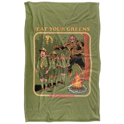 Front - Steven Rhodes Eat Your Greens Soft Touch Blanket