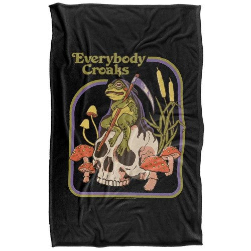 Front - Steven Rhodes Everybody Croaks Soft Touch Blanket
