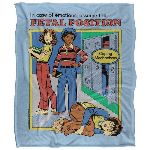 Front - Steven Rhodes Assume The Fetal Position Soft Touch Blanket