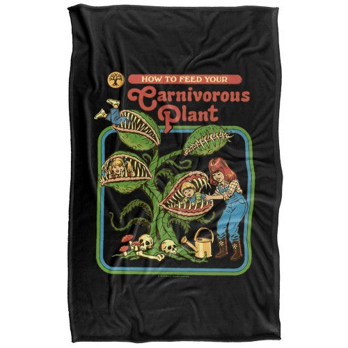 Front - Steven Rhodes Carnivorous Plant Soft Touch Blanket