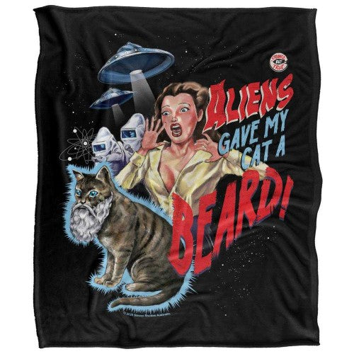 Front - Steven Rhodes Catabeard Soft Touch Blanket