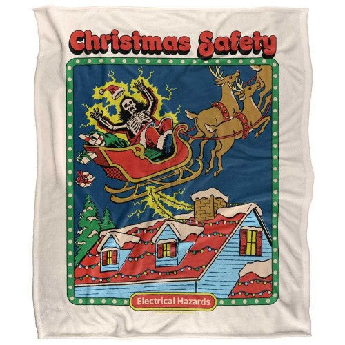 Front - Steven Rhodes Christmas Safety Soft Touch Blanket