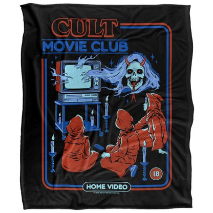 Front - Steven Rhodes Cult Movie Club Soft Touch Blanket