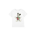 Front - Disney Childrens/Kids Mickey Mouse Retro Scarf Christmas T-Shirt